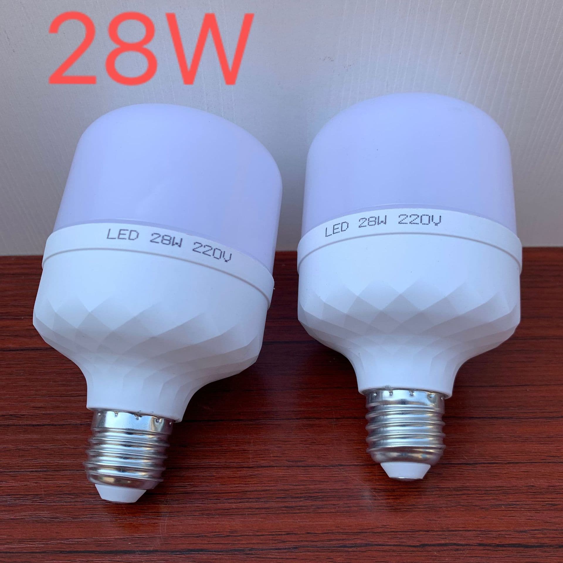 28W LED Screw Bulb, No Box, for Home Use, Two-dollar Store Wholesale