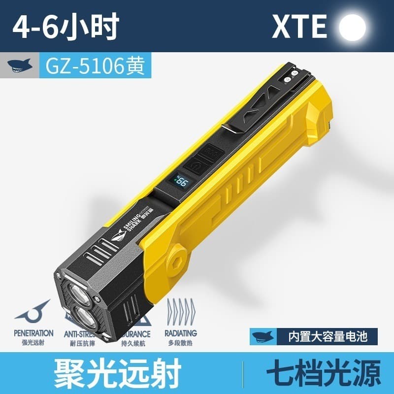 Multifunctional Outdoor Rechargeable Lighting Lamp Super Bright Strong Magnetic Flashlight Work Light Auto Repair Light