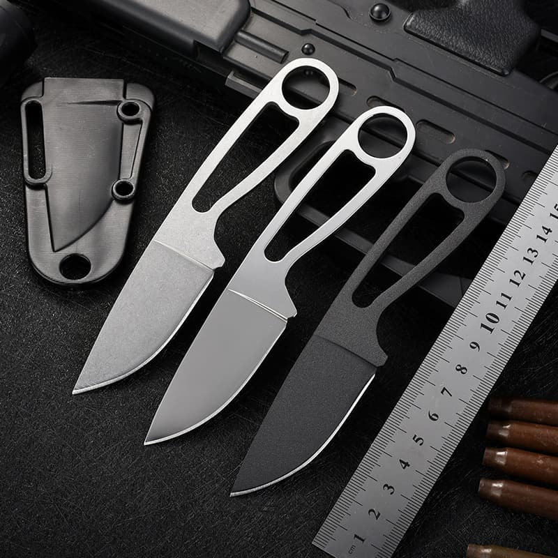 Manufacturer's self-operated outdoor high-hardness sharp tactical knife portable outdoor small straight knife wilderness survival hunting knife ant knife