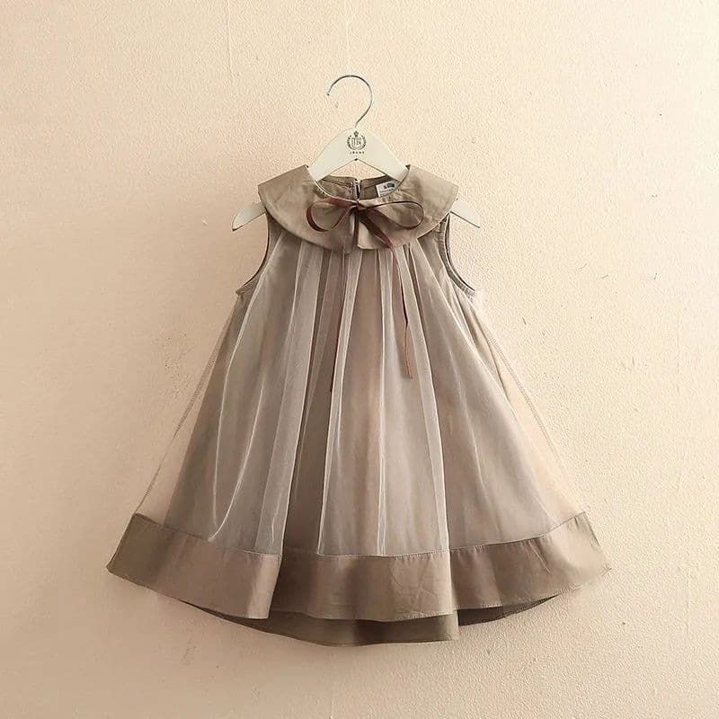 Kids Girl's Dress 2026 Summer New Style Baby Children's Cute Dress Little Princess Tulle Dress