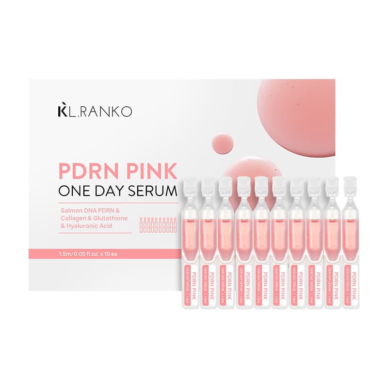 Cross-border PDRN PINK Peptide SERUM Pink Peptide Collagen Deep Moisturizing Essence