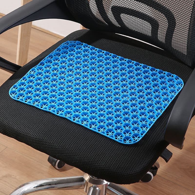 Summer seat cushion honeycomb gel car seat cushion office breathable chair cushion soft ice cushion cool summer ice silk cooling cushion