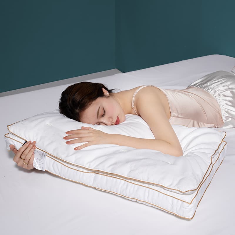 Factory direct sales of all-cotton silk pillows, beauty pillows, all-cotton pillow cores, jacquard silk composite pure cotton pillows wholesale.