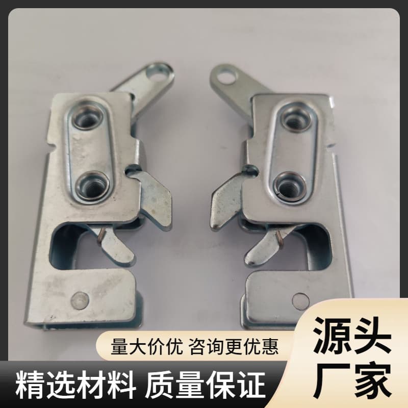 Collision Lock Latch Mechanical Concealed Lock Device Built-in Trigger Mechanical Interlock Mechanical Door Catch Lock Van Door Concealed Lock