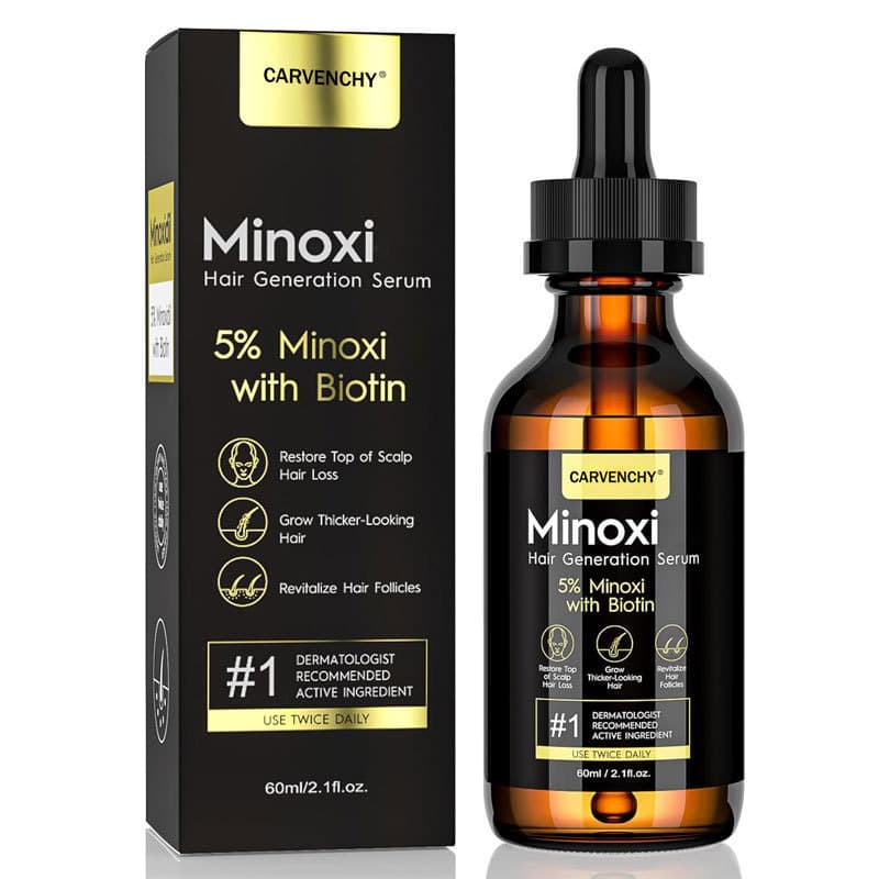 Cross-border best-selling 5% Hair Growth Serum Oil - Improves frizzy and damaged hair, promotes hair growth.