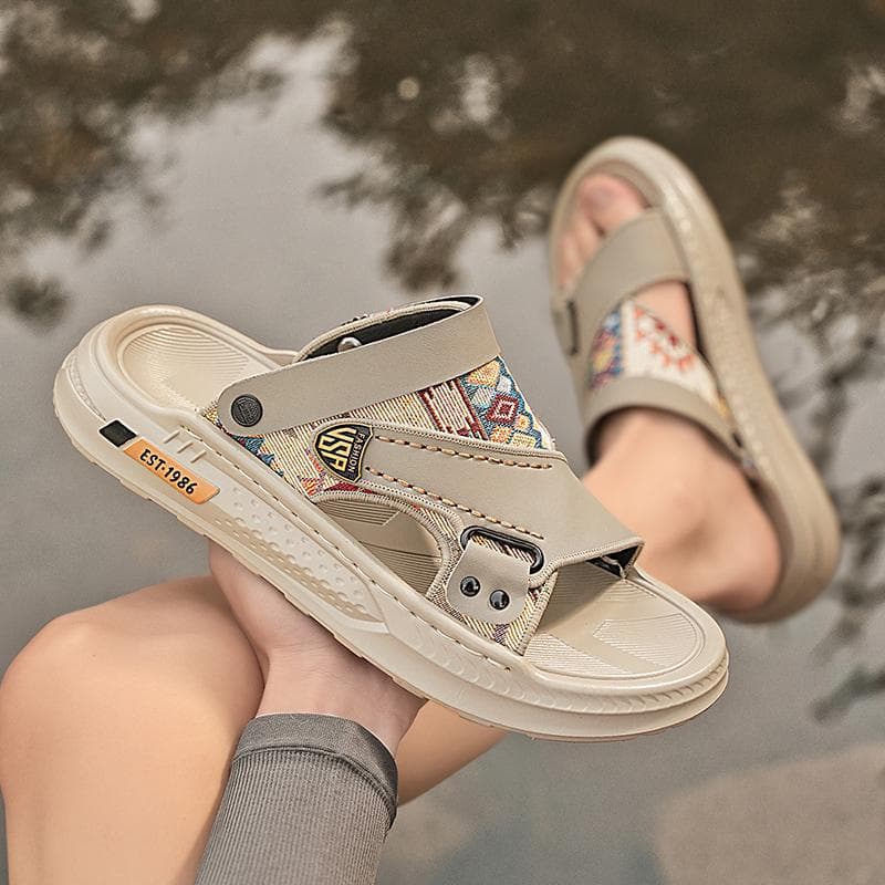 2025 Summer New Fashion Trendy Well-Made Sandals Slippers Beach Shoes for Men