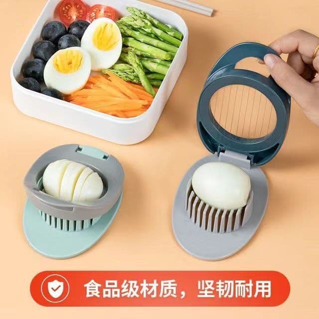 Egg Tool Divider, Floral Preserved Egg Slicer, 2-in-1 Commercial Egg Cutter for Halving and Slicing