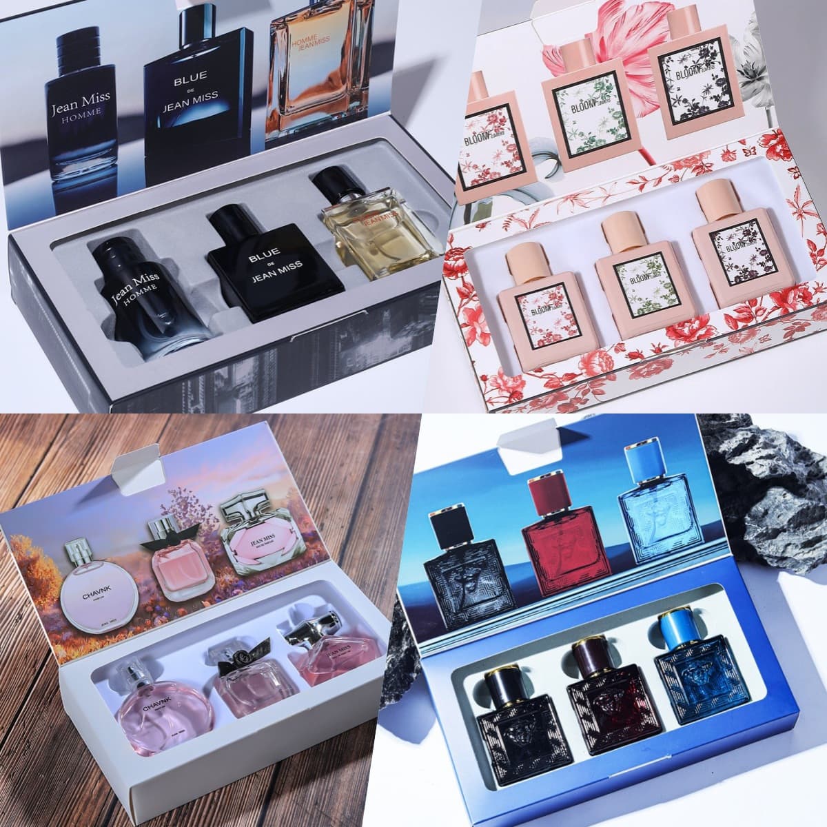 Men's Gift Box Perfume Set Premium Women's Perfume Long-Lasting Cologne Cross-Border Perfume Brand Wholesale