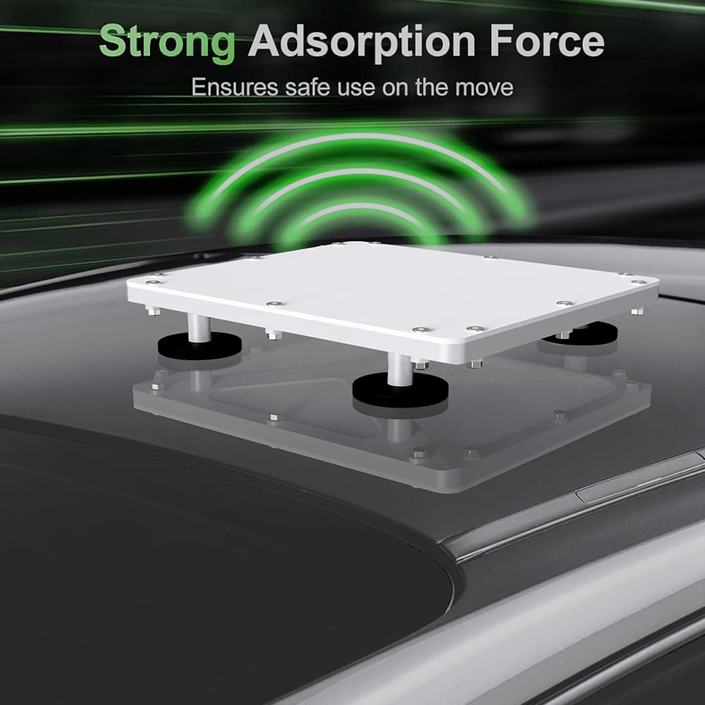 Cross-border Mini Car Roof Mount Magnetic Car Mount Aluminum Alloy Adapter Accessories