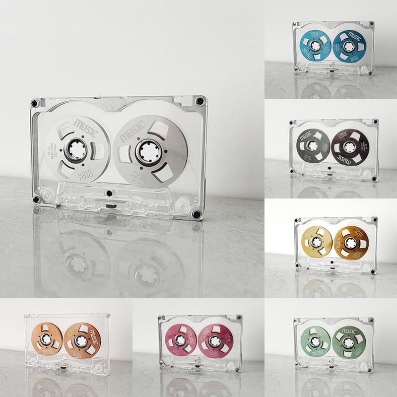 Double-Sided Metal Mini-Reel Blank Recording Tape, 50 Minutes Blank Tape Type II Base Tape