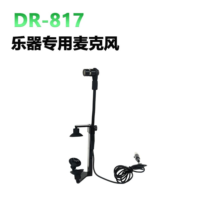 Professional Instrument Microphone Wireless Mic for Saxophone/Violin/Flute Live Performance Recording