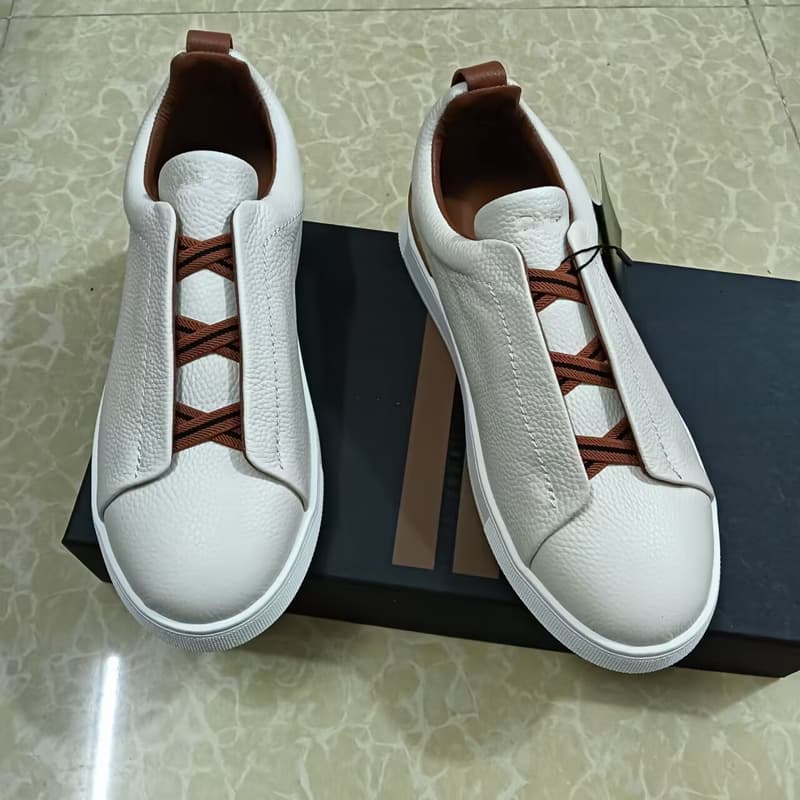 Original Factory Export Trend Men's Shoes, Fashion Brand Premium Full-Grain Leather Casual Slip-On Loafers, Men's Board Shoes