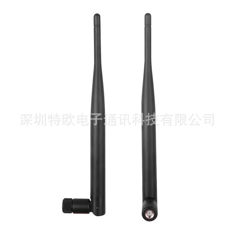 2.4G 5G 5.8G 6dBi WiFi Dual-Band Antenna with Adhesive Rod; 5dBi High-Gain Dual-Band Antenna with Adhesive Cover