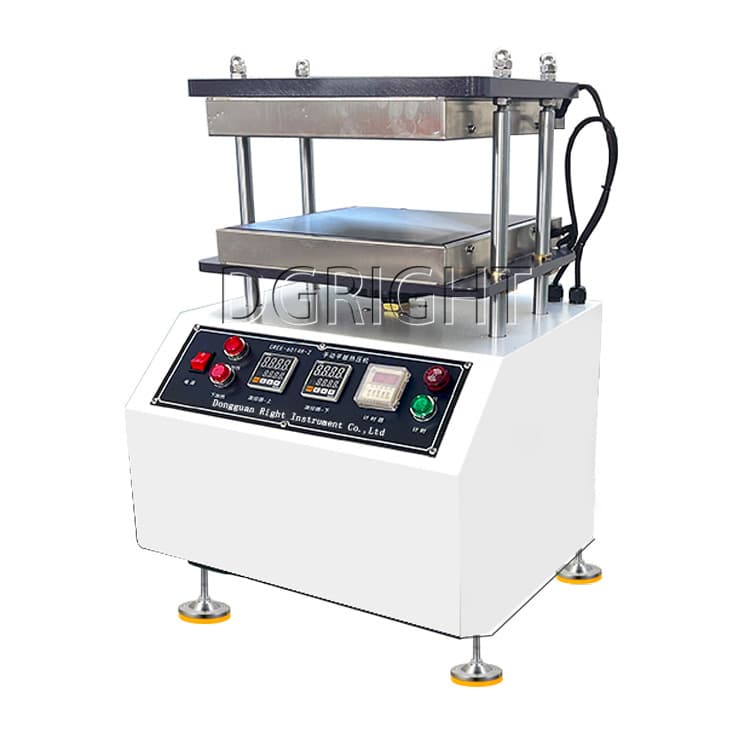 Manual Plate Vulcanizer 5-20T, Rubber Granule Plate Vulcanizer, Laboratory Small Four-Column Plate Hot Press