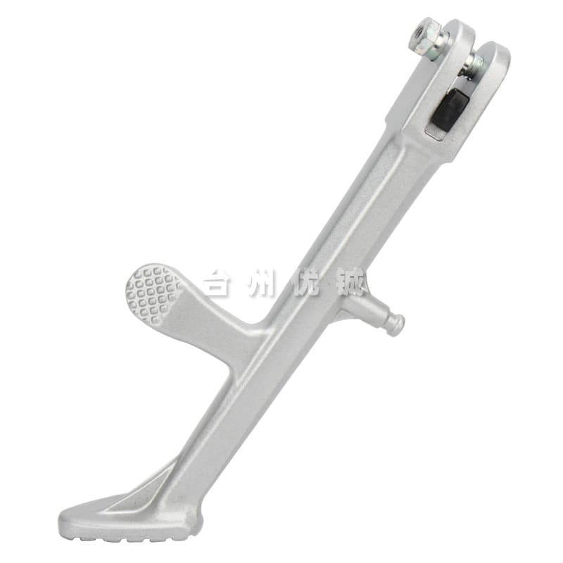 Electric Vehicle Parts Single Stand Side Stand Kickstand Bracket Aluminum Alloy Single Stand for Yadea Aima Luyuan Side Stand with Screws