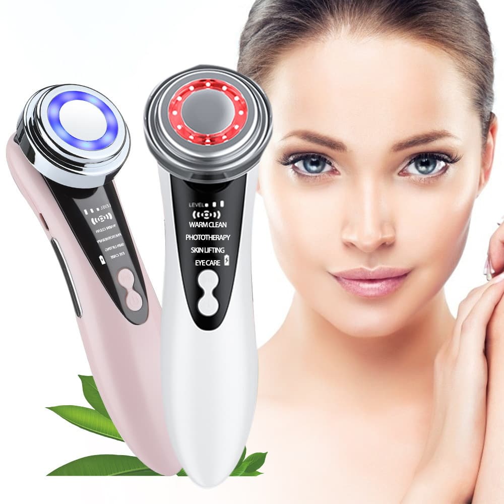 Cross-border new beauty instrument facial introduction instrument vibration massage portable beauty instrument household infrared radio frequency beauty instrument