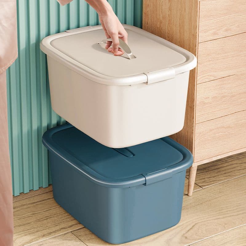 Large Capacity Storage Box Thickened Extra Large Household Plastic Wardrobe Clothes Organizing Magic Tool Toy Container
