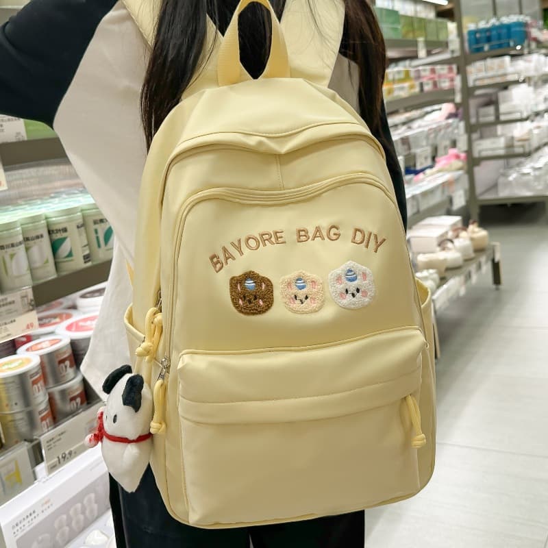 Schoolbag girls junior high school students high school students large capacity ins style backpack 2025 new college student simple backpack