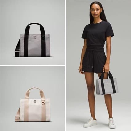 Mommy Tote Bag Women's Two-Color Canvas Handbag 2025 New Handheld Tote Bag Large Capacity Shoulder Bag