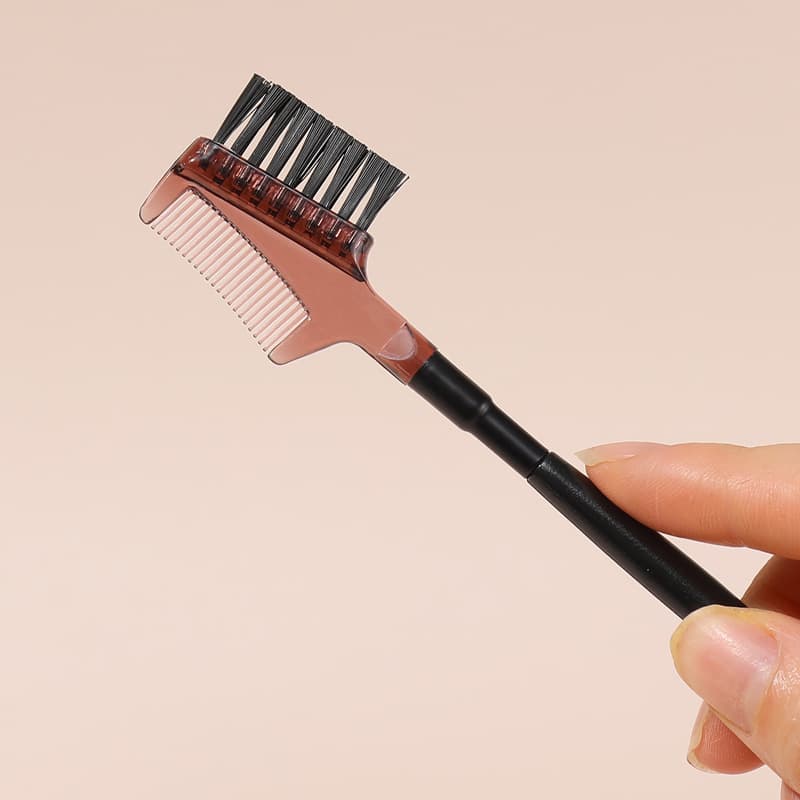Factory New Portable Multi-Functional Double-Headed Eyebrow Trimming Comb, Beauty Tool Special Eyebrow Finishing Brush Eyelashes