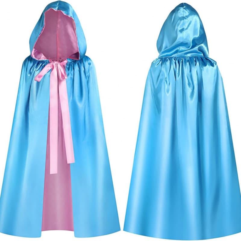European and American Halloween double-sided two-tone cape, anime character cosplay cloak, performance costume, shawl, cross-border foreign trade dropshipping