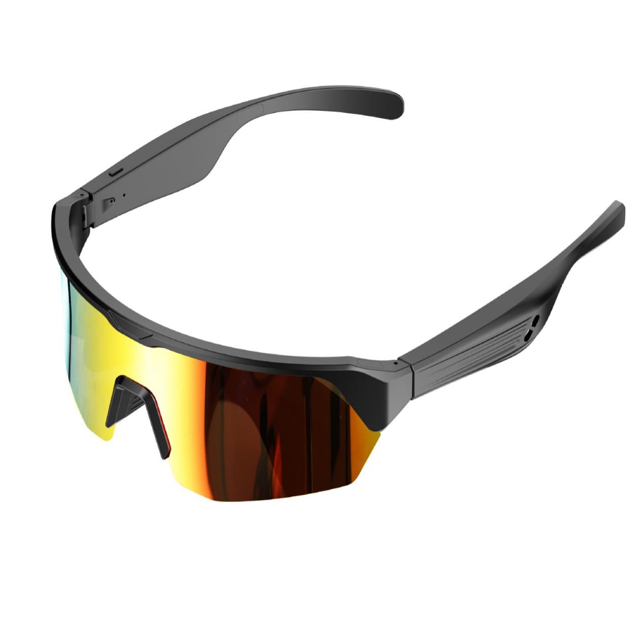 2025 New European and American Style Fashionable Sports Smart Bluetooth Glasses Outdoor Cycling Sunscreen Sunglasses Unisex Trendy