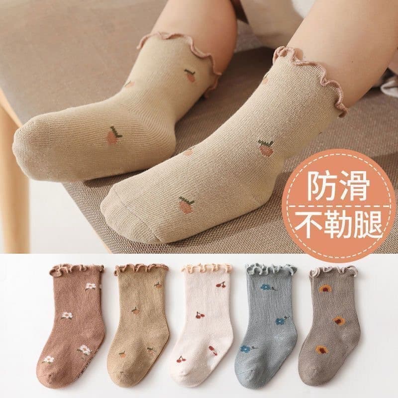 First Generation Baby Girl Spring and Autumn Thin Lace Socks, Newborn Spring and Summer Breathable Mesh Girl Socks