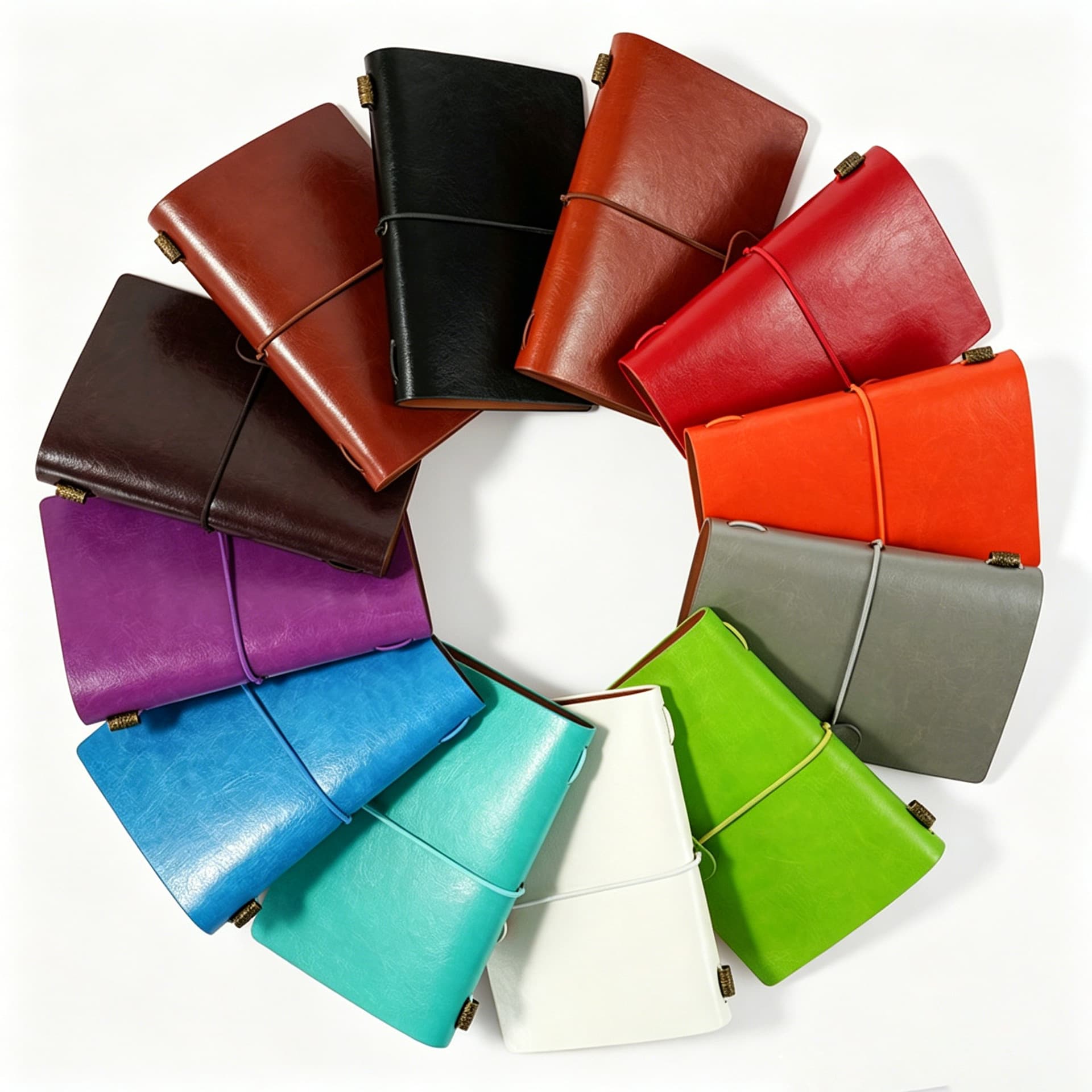 Cross-border handbook creative strap book simple ledger travel a7 retro record book hand ledger notebook portable