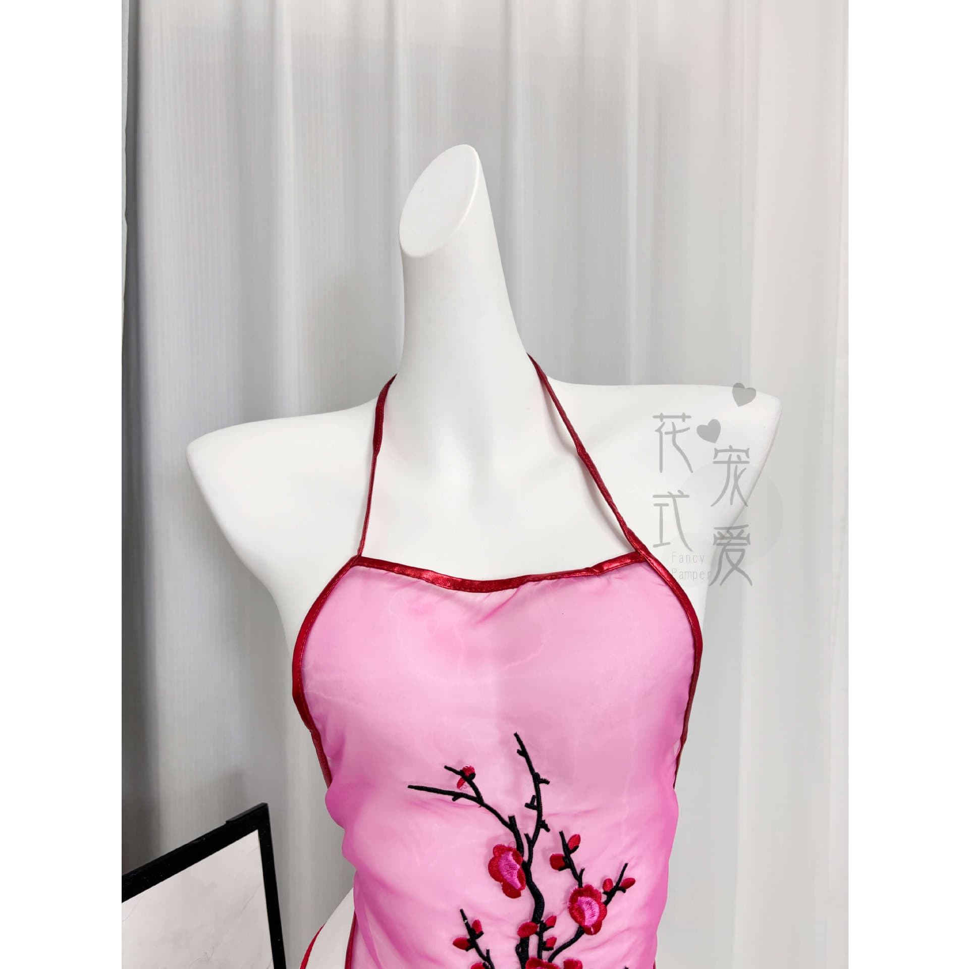 Sexy Lingerie Women's Sleepwear Transparent Belly Cover Classical Temptation Embroidery Plum Blossom Sexy Ancient Costume Set Belly Cover