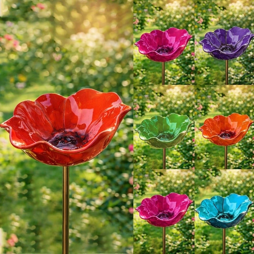 In Stock Handmade Metal Flower Garden Stake