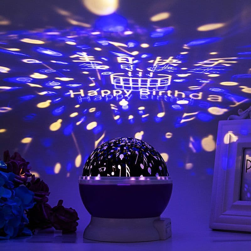 Wholesale Dreamy Starry Sky Projector Night Light, Kids Romantic Holiday Atmosphere Night Lamp, Cross-border Birthday Gift