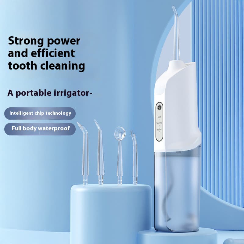 Cross-Border Electric Oral Irrigator Portable Home Dental Cleaner for Tartar Removal Water Flosser Tooth Rinser