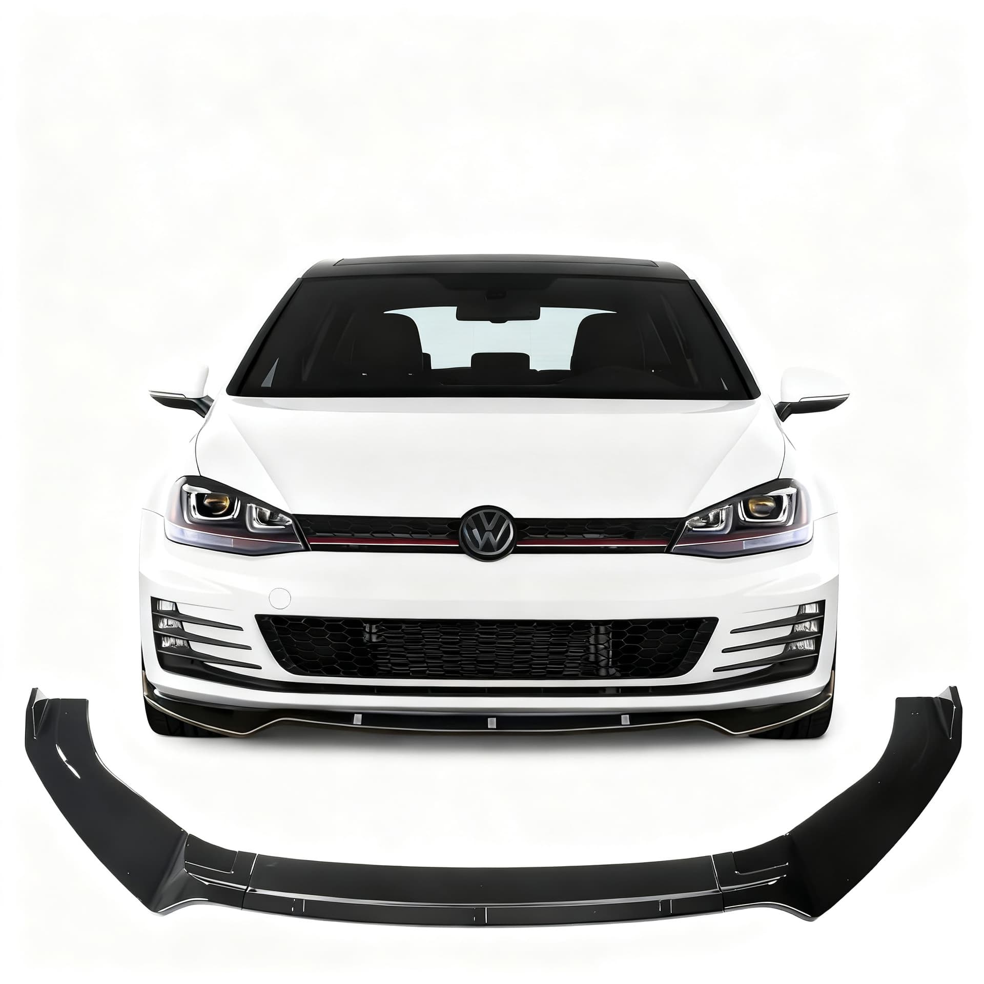 Suitable for Volkswagen Golf 7 Golf Mk7 Gti R Rline Front Bumper Front Lip Front Shovel Exterior Modification