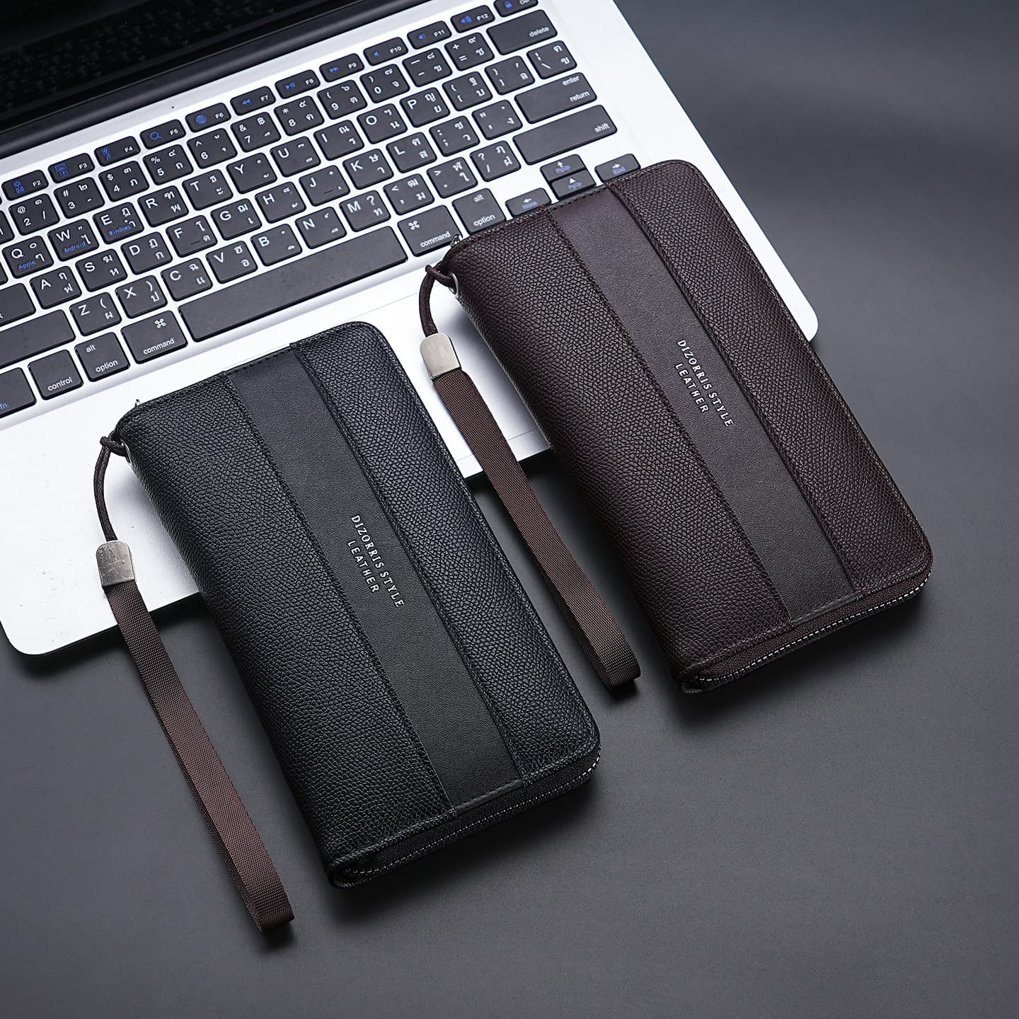 New men's wallet PU multi-card slot casual long wallet large capacity clutch mobile phone coin purse