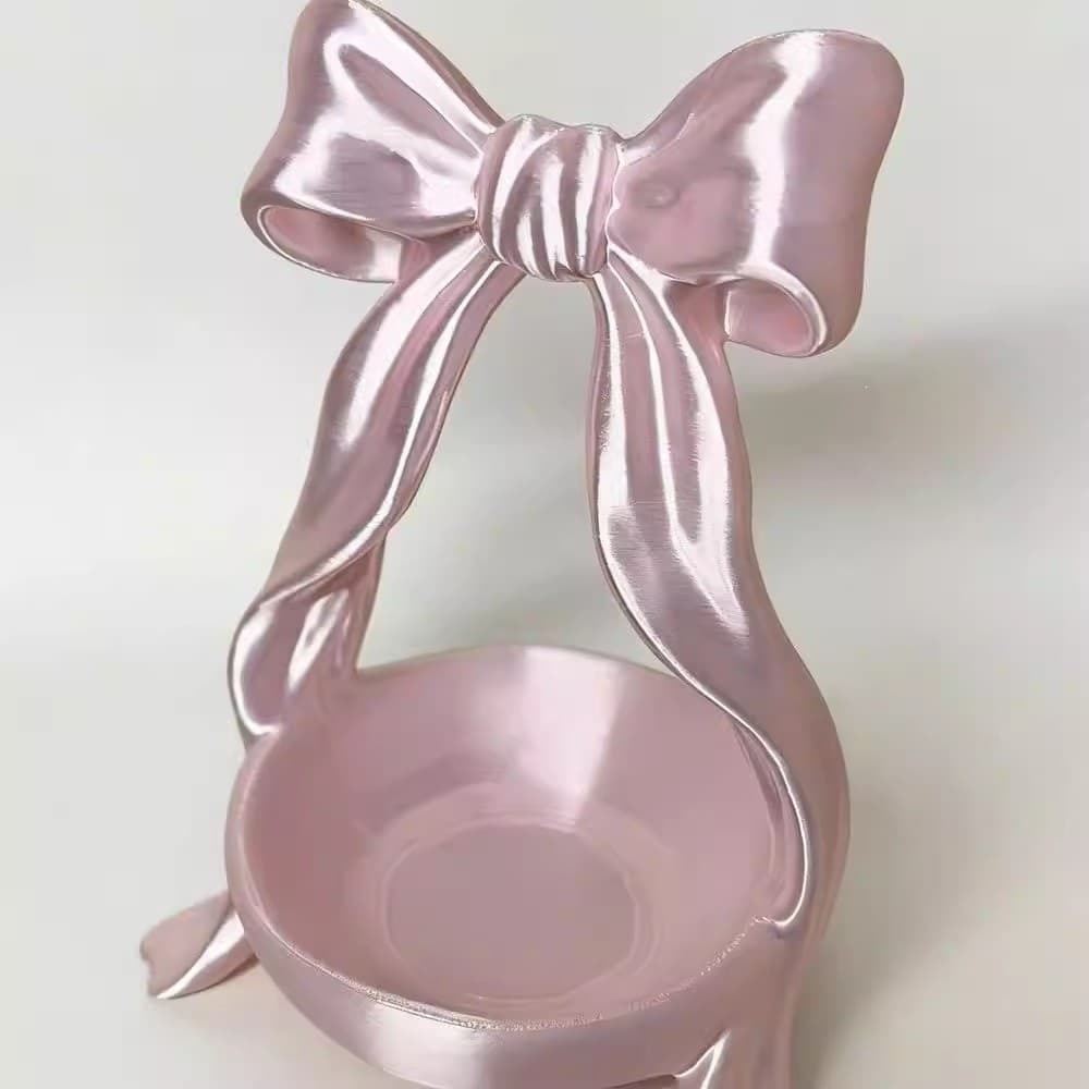 Bucket Storage Bucket Stationery High Aesthetic Makeup Brush Storage 3D Desktop Print Large Capacity Pen Holder Silk Decorative Ornament