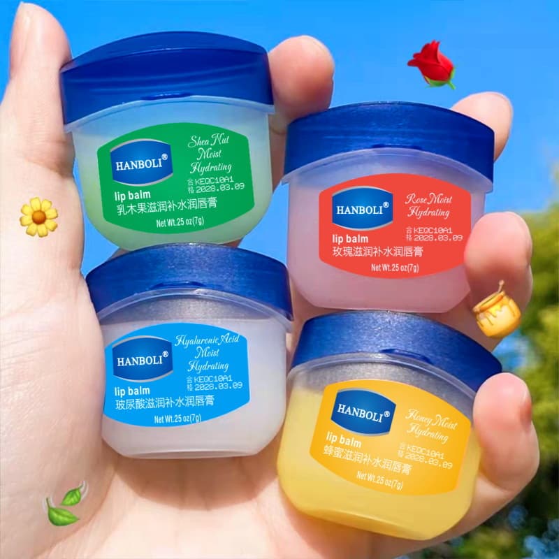 Hanboli Hyaluronic Acid Lip Balm Moisturizing Nourishing Lip Mask Men Women Lines Repair Care