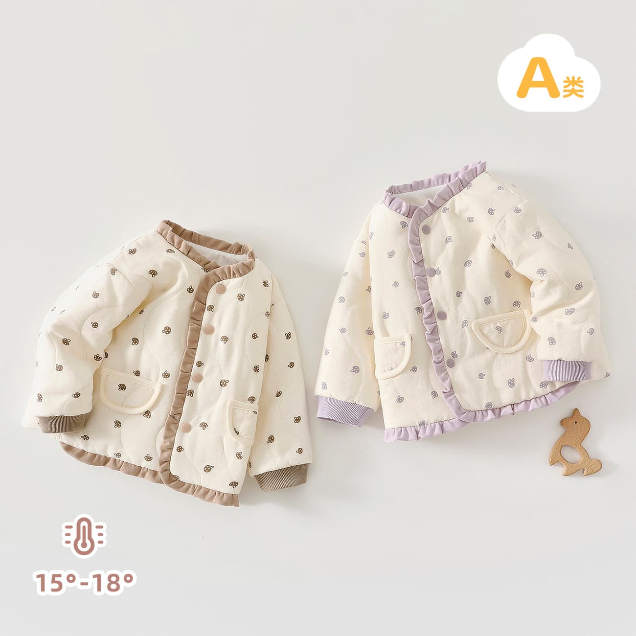 Girls Cotton Coat Winter 2025 New Style Baby Cotton Padded Jacket Warm Baby Cotton Clothes Winter Jacket Top