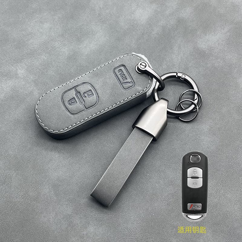 Car Key Case for Mazda 2+1 Button Key, Compatible with Mazda3, Mazda6, Atenza, Axela Overseas Version
