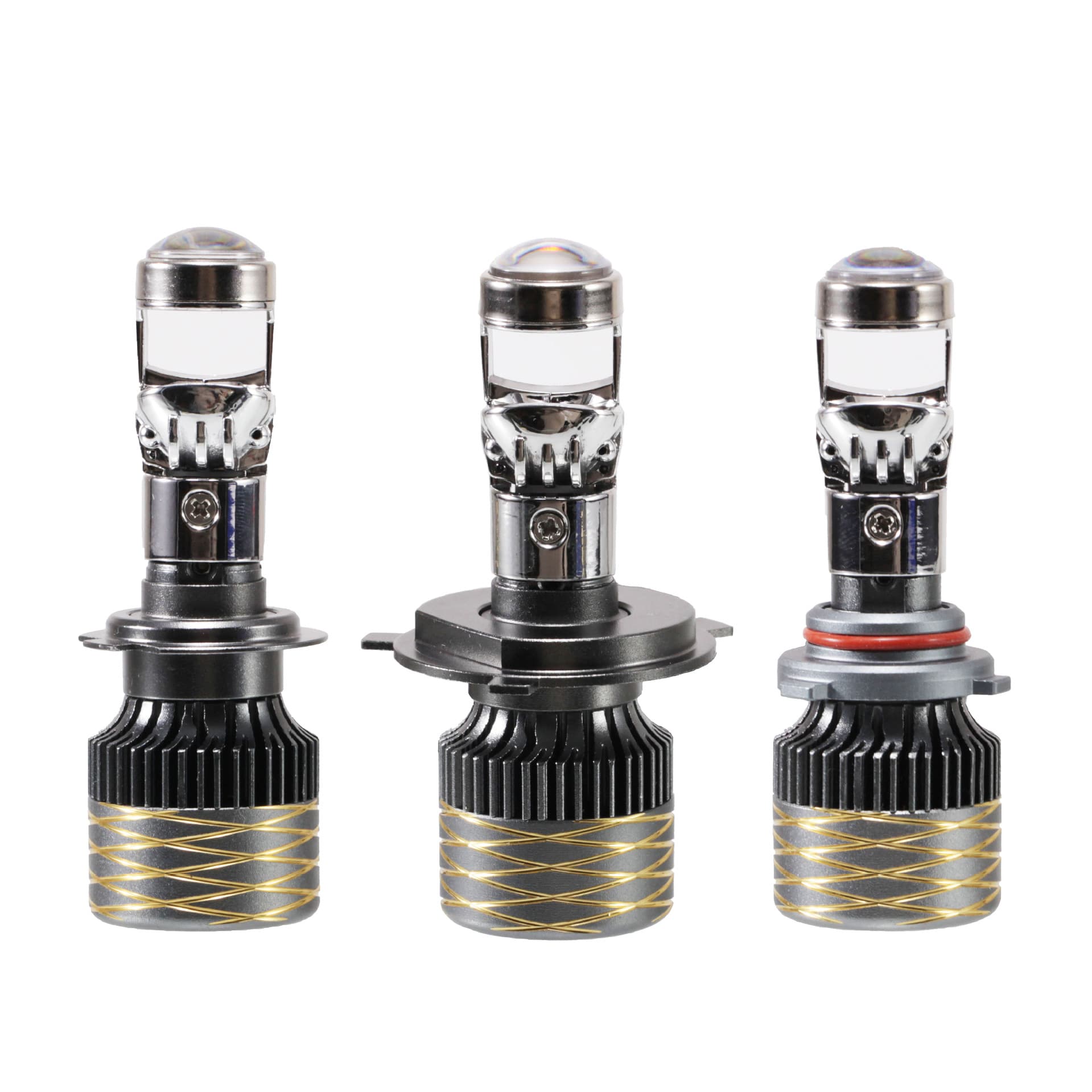 Cross-border A81 car LED headlight h4 ultra-bright far and near integrated dual-light lens car headlight h7 laser car light