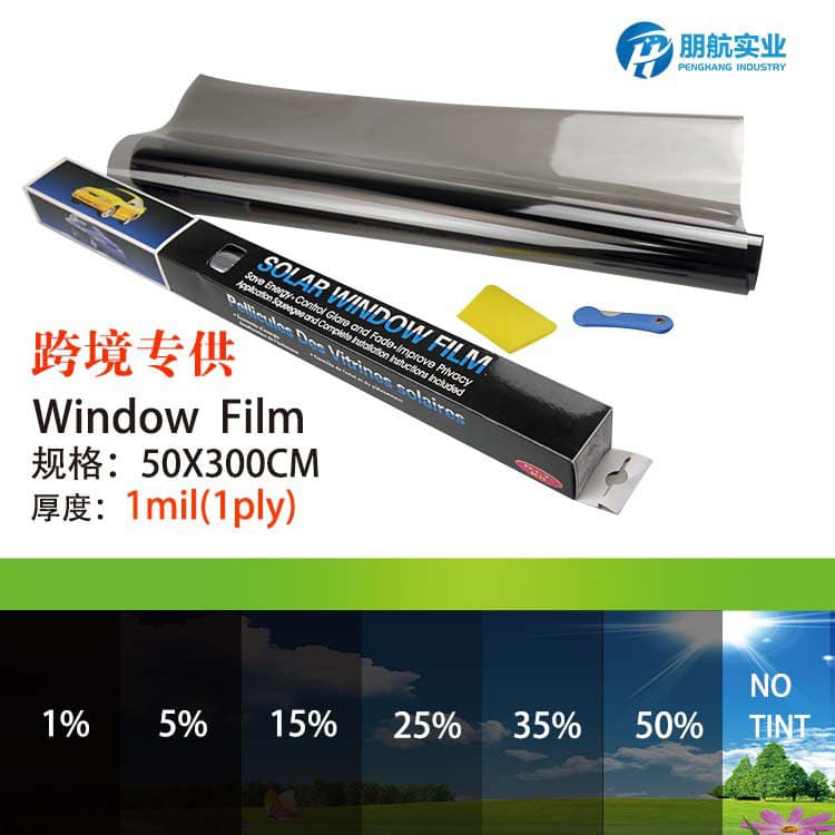 1mil Car Heat Insulation Film Glass Film Sun Car Window Building Sticker