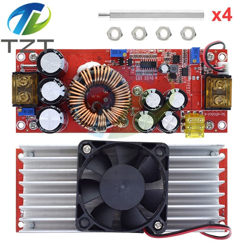 1500W 30A High Current DC-DC Constant Voltage Constant Current Boost Power Module Electric Vehicle Booster