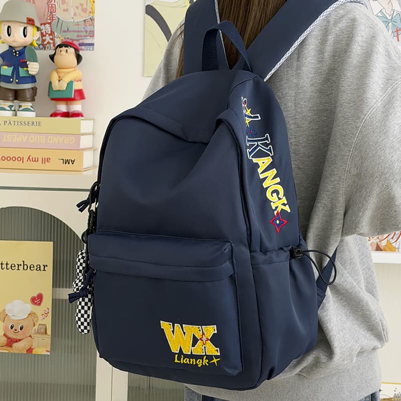 New Style Backpack for Middle and High School Girls, Ins Aesthetic High-Appearance Dual-Shoulder Bag for College Students, Commute and School Bag