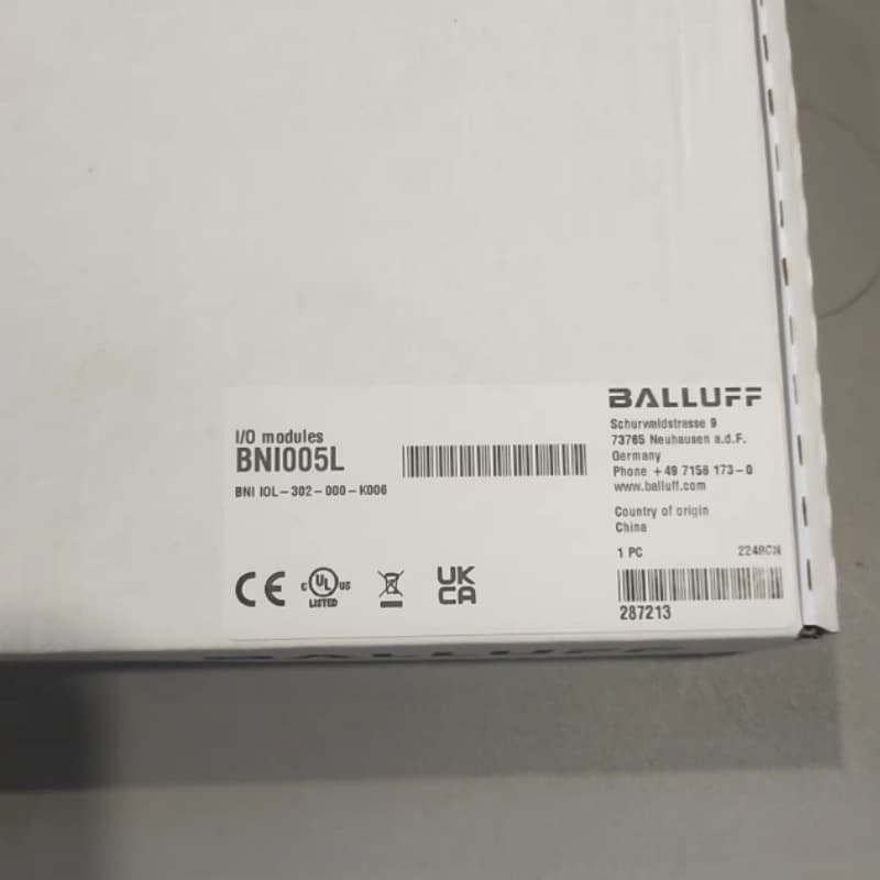 BALLUFF IO Module BNI I0L-102-000-KO19
