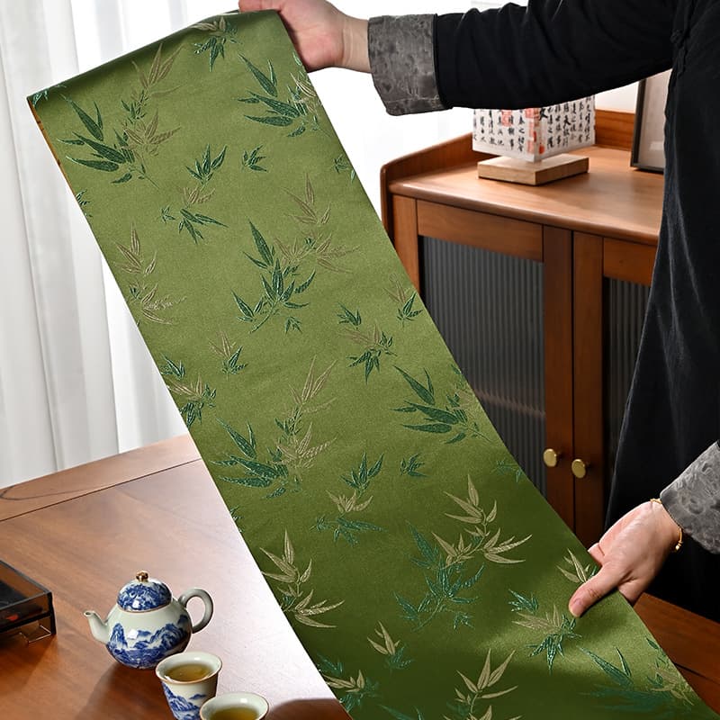 Tea Table Banner, Double-Sided Fabric Tea Mat, Tea Cloth, Dry Brewing Mat for Home Use