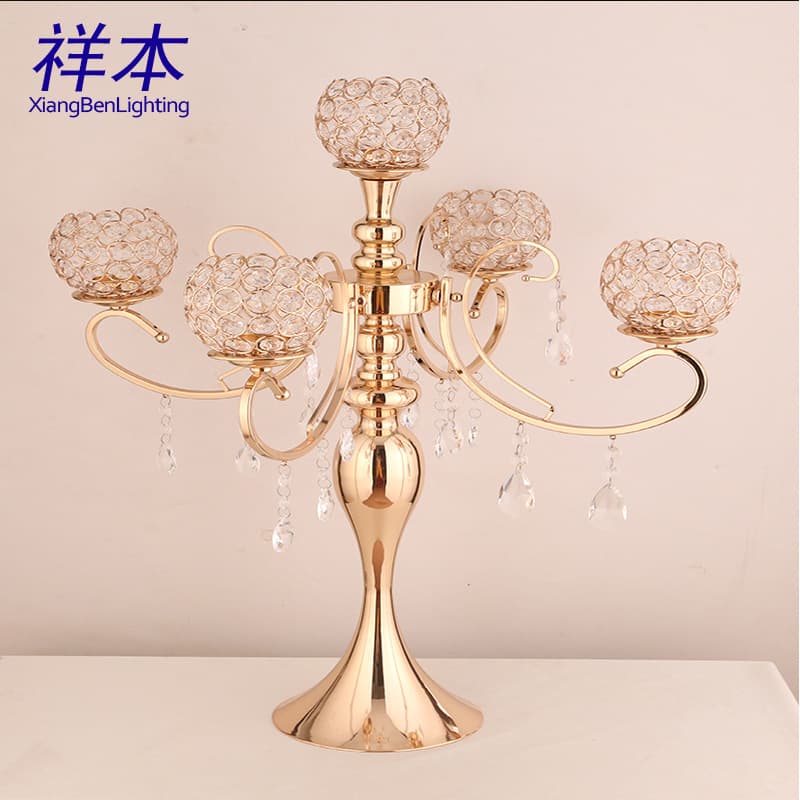Twist Iron Candlestick Wedding Layout Romantic Dining Table Candlestick Modern Table Sign-in Table Display Window Table Flower Decoration