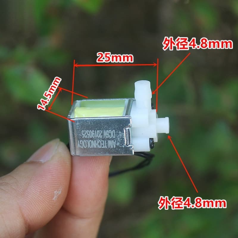 Normally closed water valve, automatic flower watering control, miniature two-way electromagnetic electric water valve
