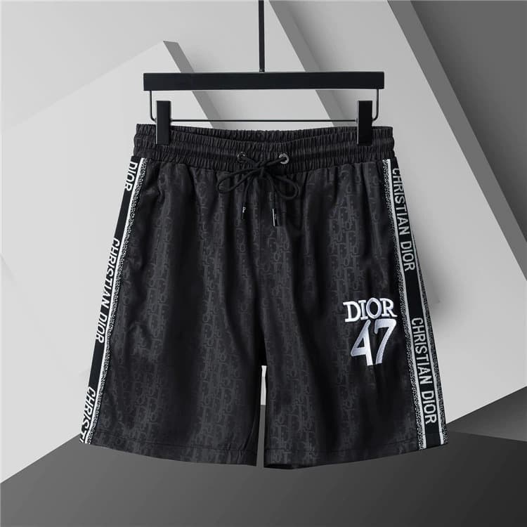 Trendy High-Quality 26-Year Cross-Border New Style Solid Stripe 3D Digital Print Men's Beach Casual Pants