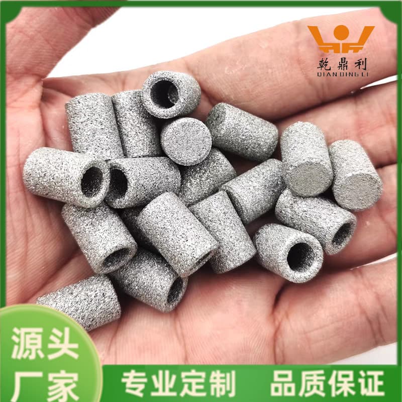 One-End Sealed 60 Micron Porous Metal Breathable Filter Cup 10*6*15 Stainless Steel Powder Sintered Filter Element
