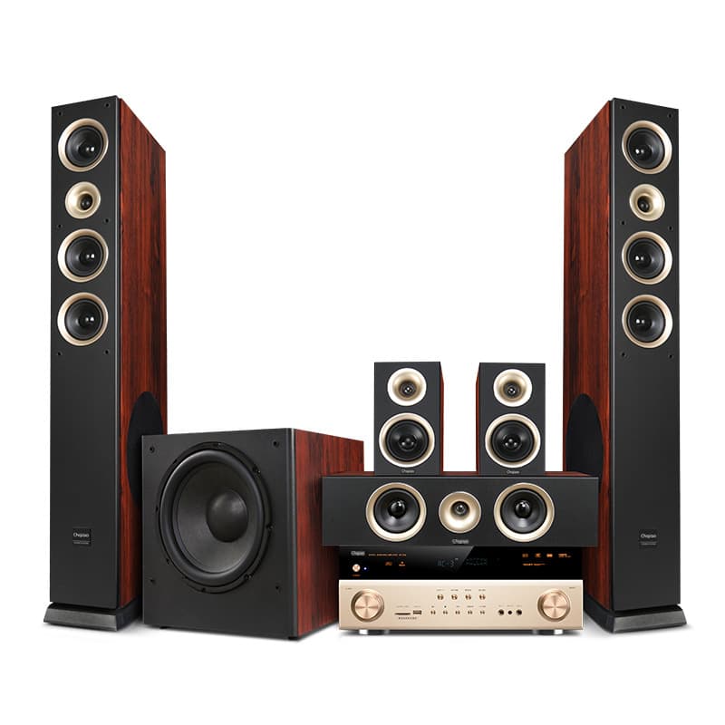 Chqiao Little Cyclone 1 Floor-standing High-power Living Room Speaker KTV 5.1 Home Theater Subwoofer