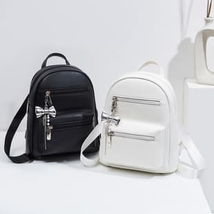 Korean-Japanese Style Backpack for Women College Students Simple Schoolbag Large Capacity Small Backpack Short Trip Travel Camera Backpack